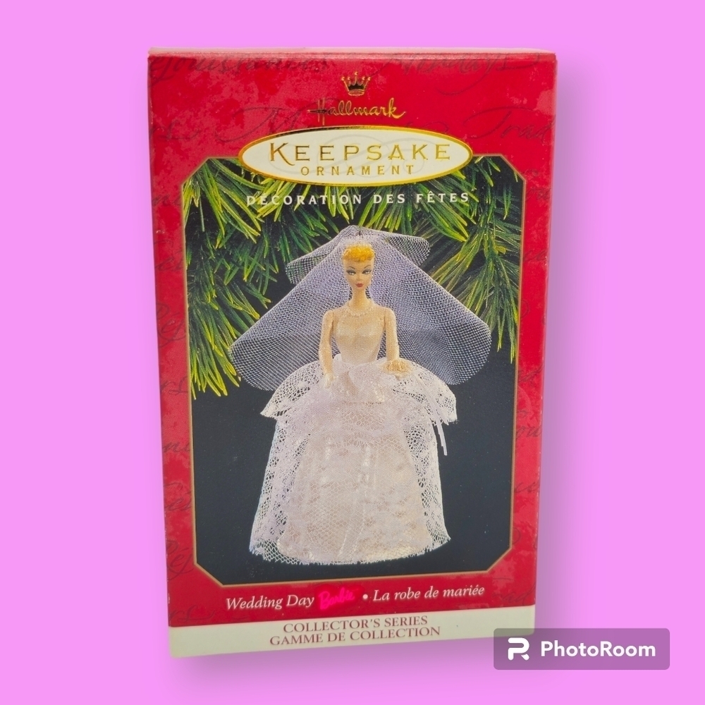 Vintage 1997 Hallmark Keepsake Wedding Day Barbie Ornament